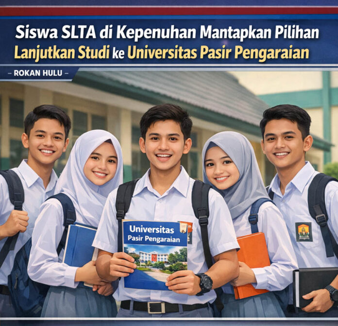 Foto Lima Siswa SLTA di Kecamatan Kepenuhan telah mantapkan pilihannya untuk Kuliah di Universitas Pasir Pengaraian di Tahun 2026 ini. (Sumber gambar Google)